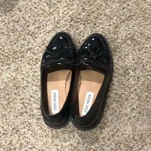Steve Madden patent leather loafers